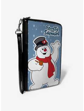 Frosty The Snowman Waving Zip Around Wallet, , hi-res