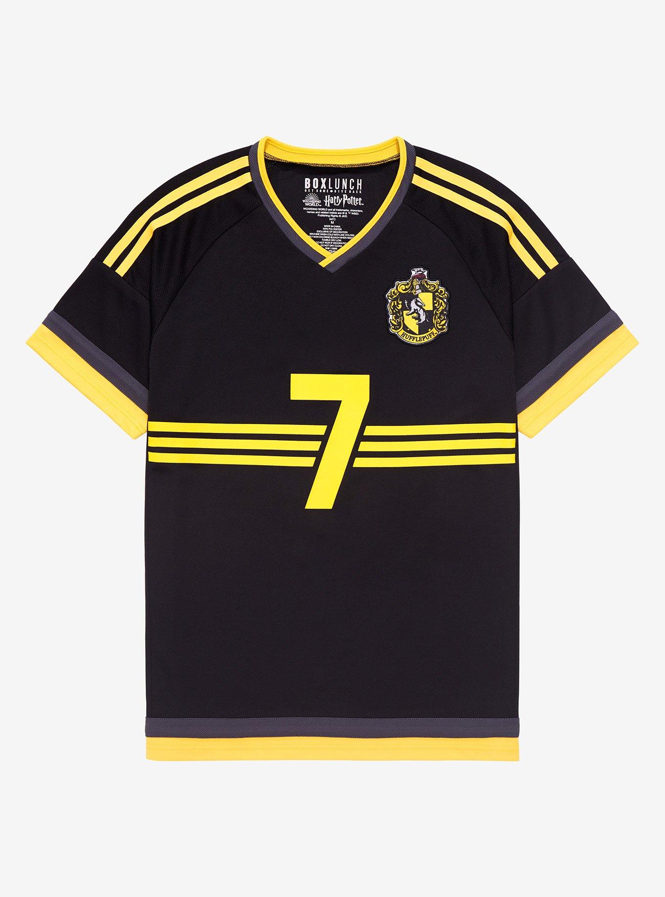 Harry Potter Hufflepuff Quidditch Jersey - BoxLunch Exclusive, BLACK, hi-res