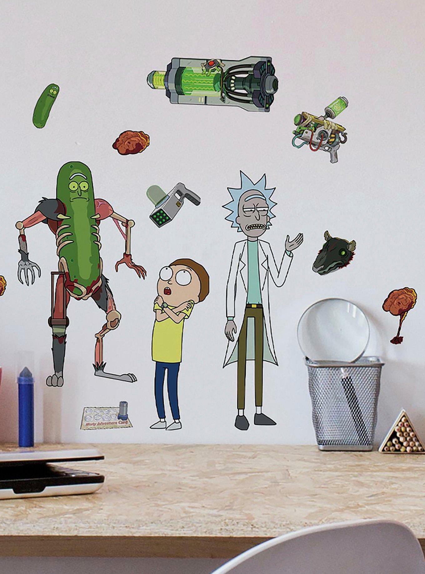 Rick And Morty Peel And Stick Wall Decals, , hi-res