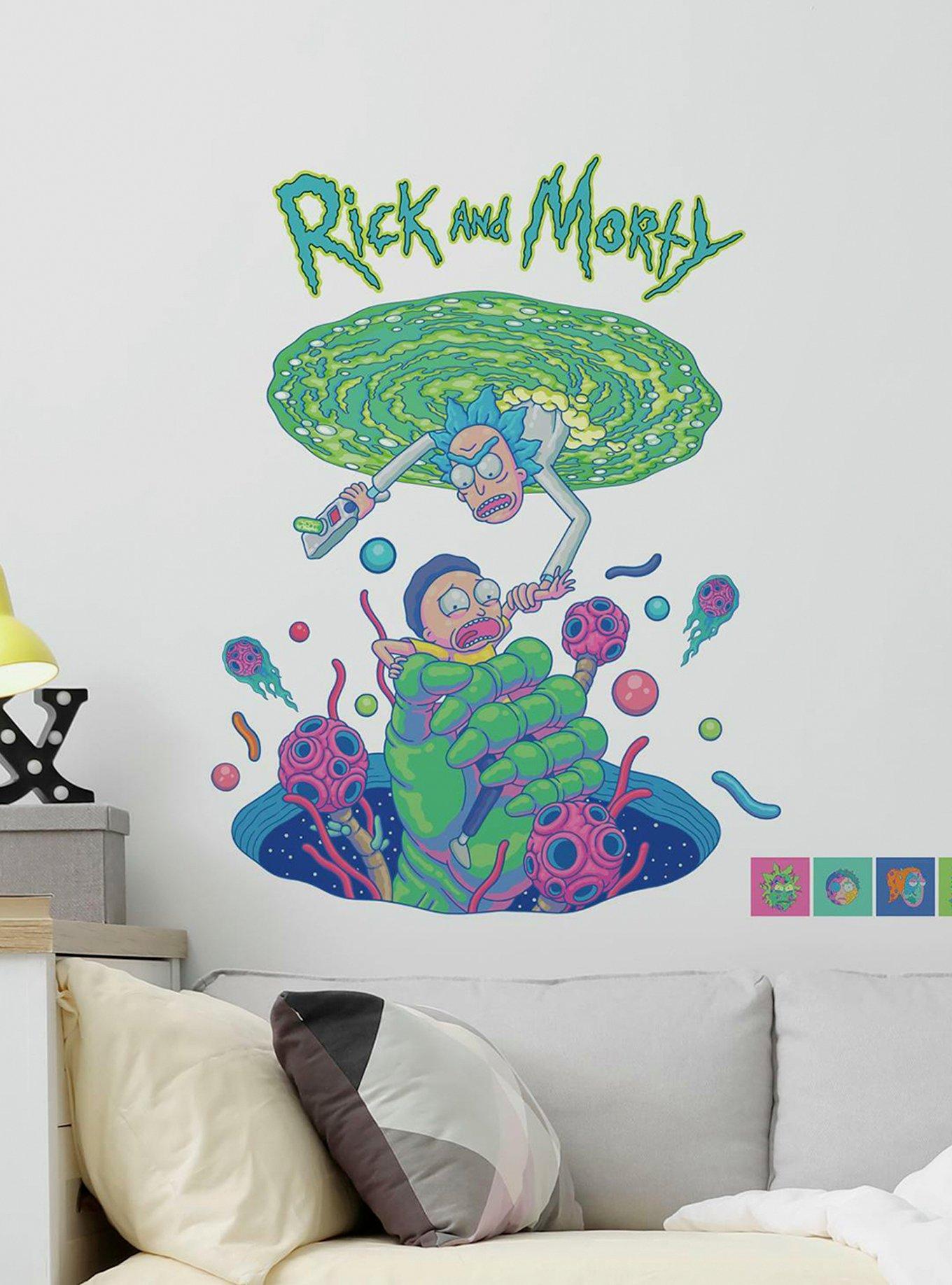 Rick And Morty Portal Peel And Stick Giant Wall Decals, , hi-res