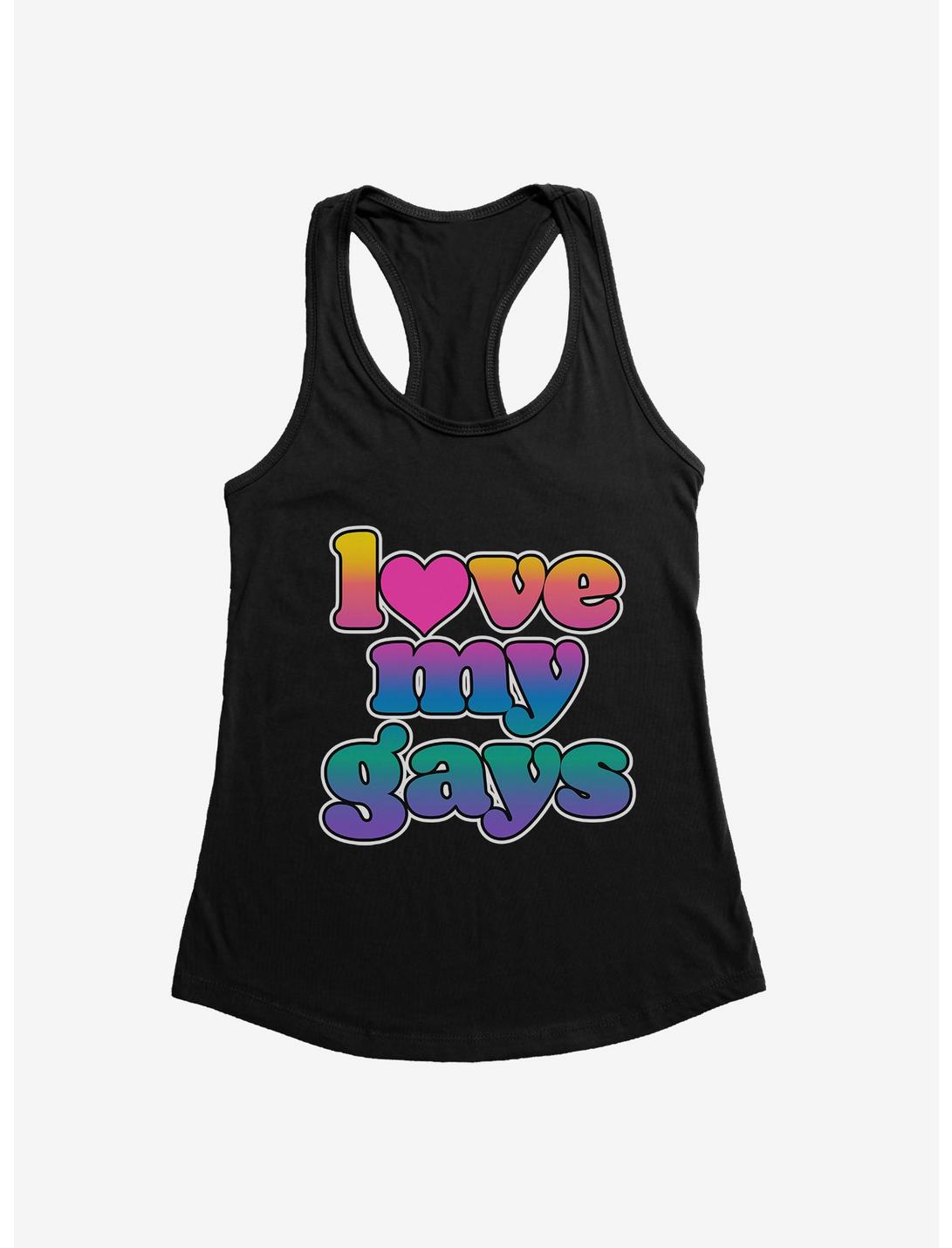Love My Gays Tank Top, BLACK, hi-res