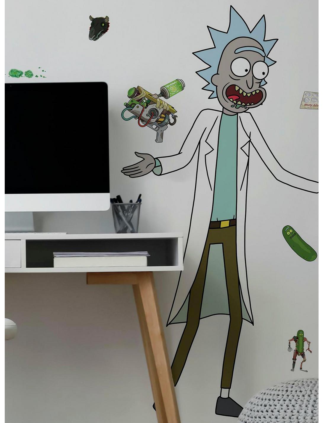 Rick And Morty Rick Peel And Stick Giant Wall Decals, , hi-res