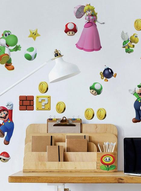 Super Mario Brothers Peel And Stick Wall Decals | BoxLunch