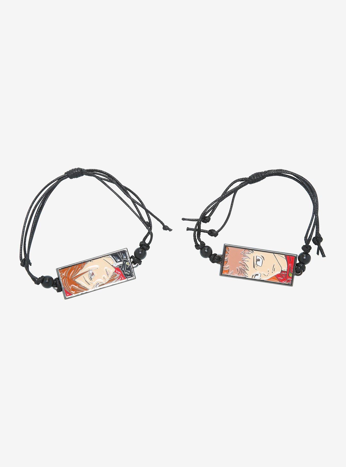 Jujutsu Kaisen Yuji & Nobara Best Friend Cord Bracelet Set, , hi-res