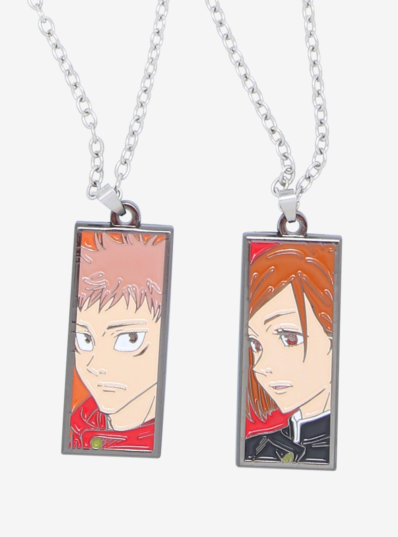 Jujutsu Kaisen Yuji & Nobara Best Friend Necklace Set, , hi-res