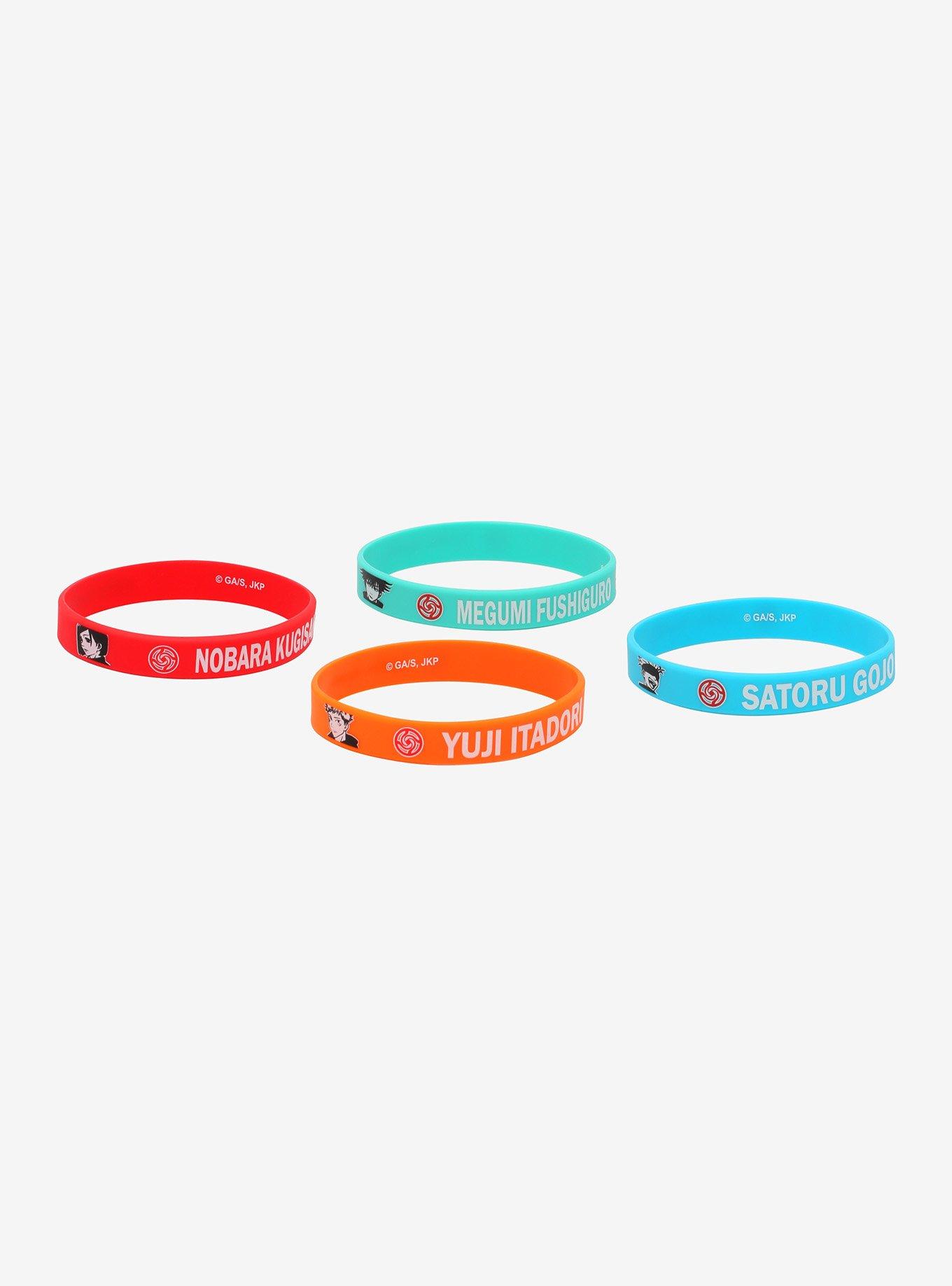 Jujutsu Kaisen Characters Rubber Bracelet Set, , hi-res