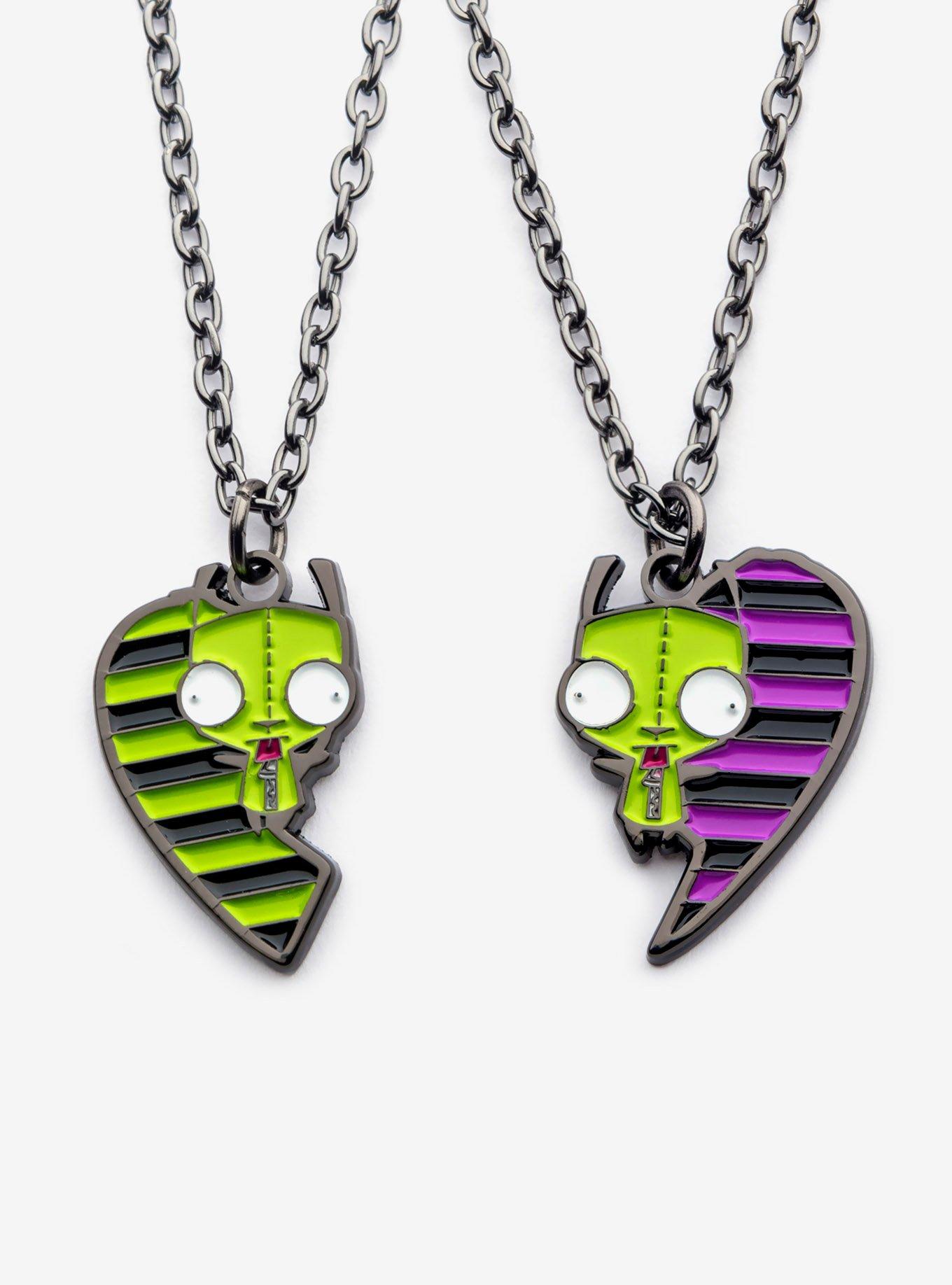 Matching minecraft deals heart necklace