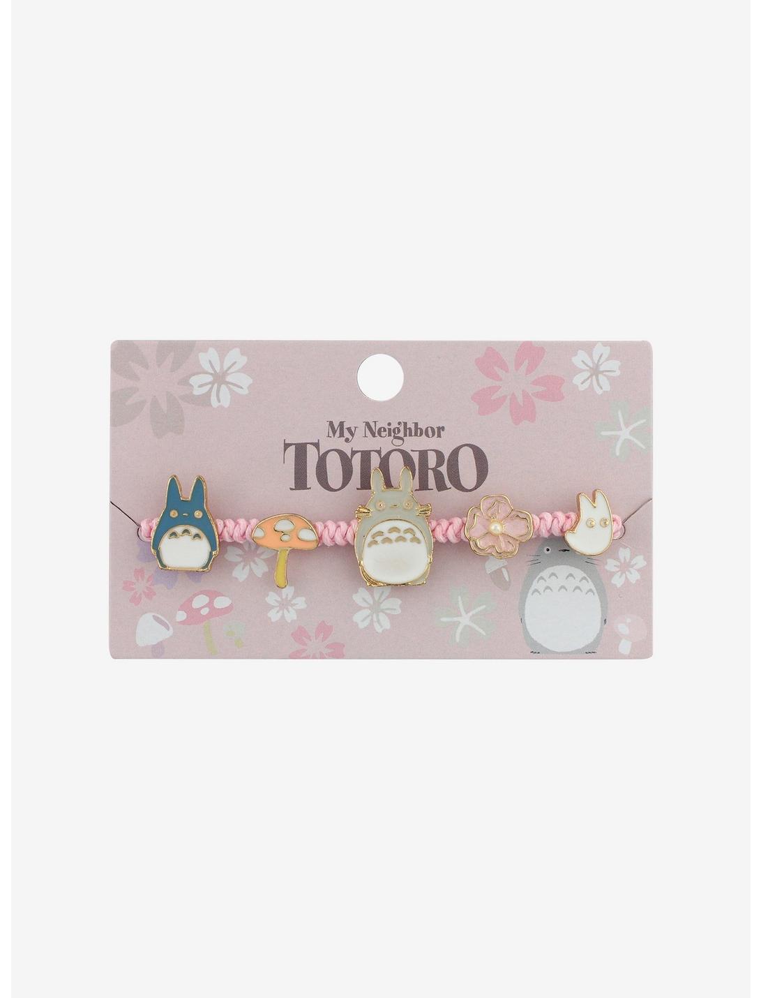 Studio Ghibli My Neighbor Totoro Sakura Blossom Charm Cord Bracelet, , hi-res