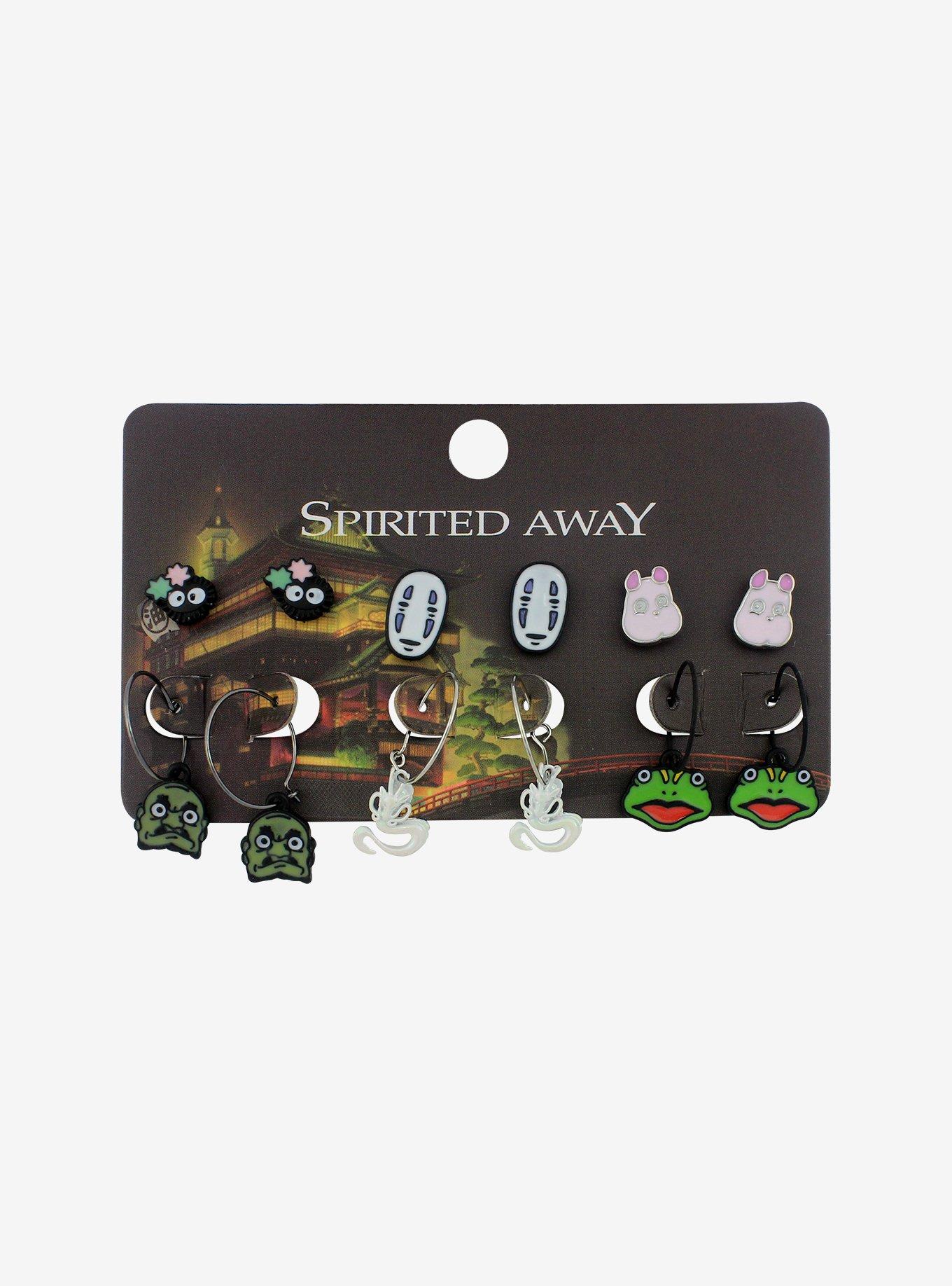 Studio Ghibli Spirited Away Character Earring Set, , hi-res