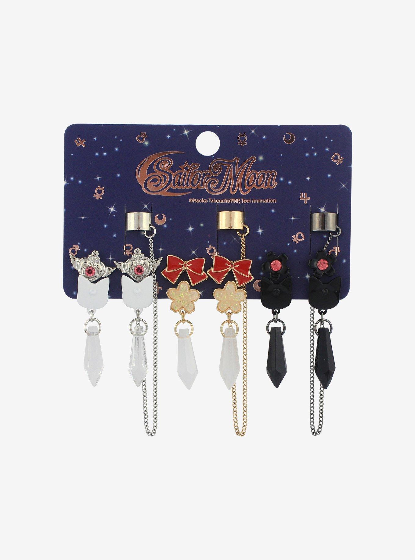 Sailor moon earrings hot topic sale