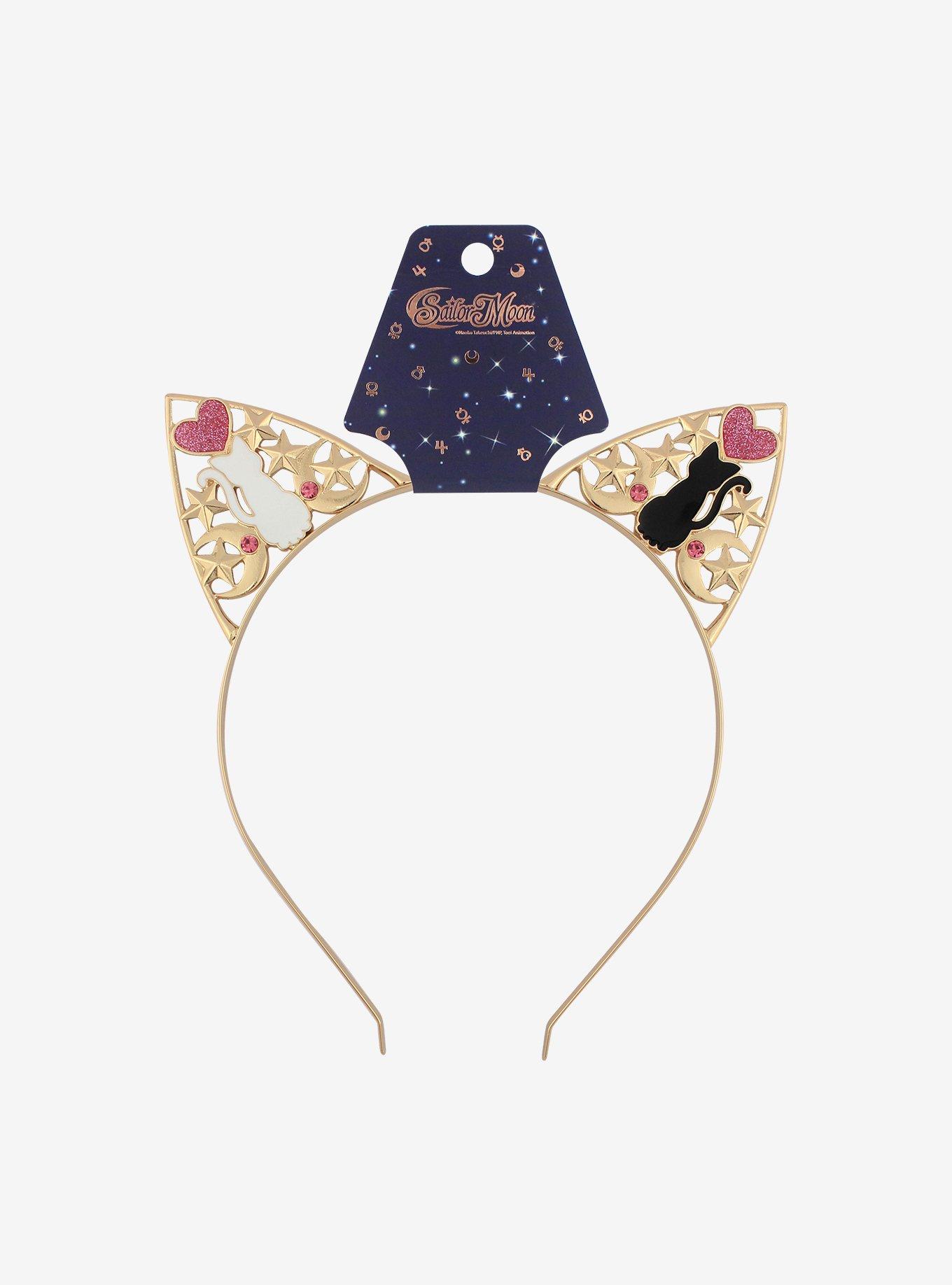 Sailor Moon Luna Artemis Cat Ear Headband Hot Topic
