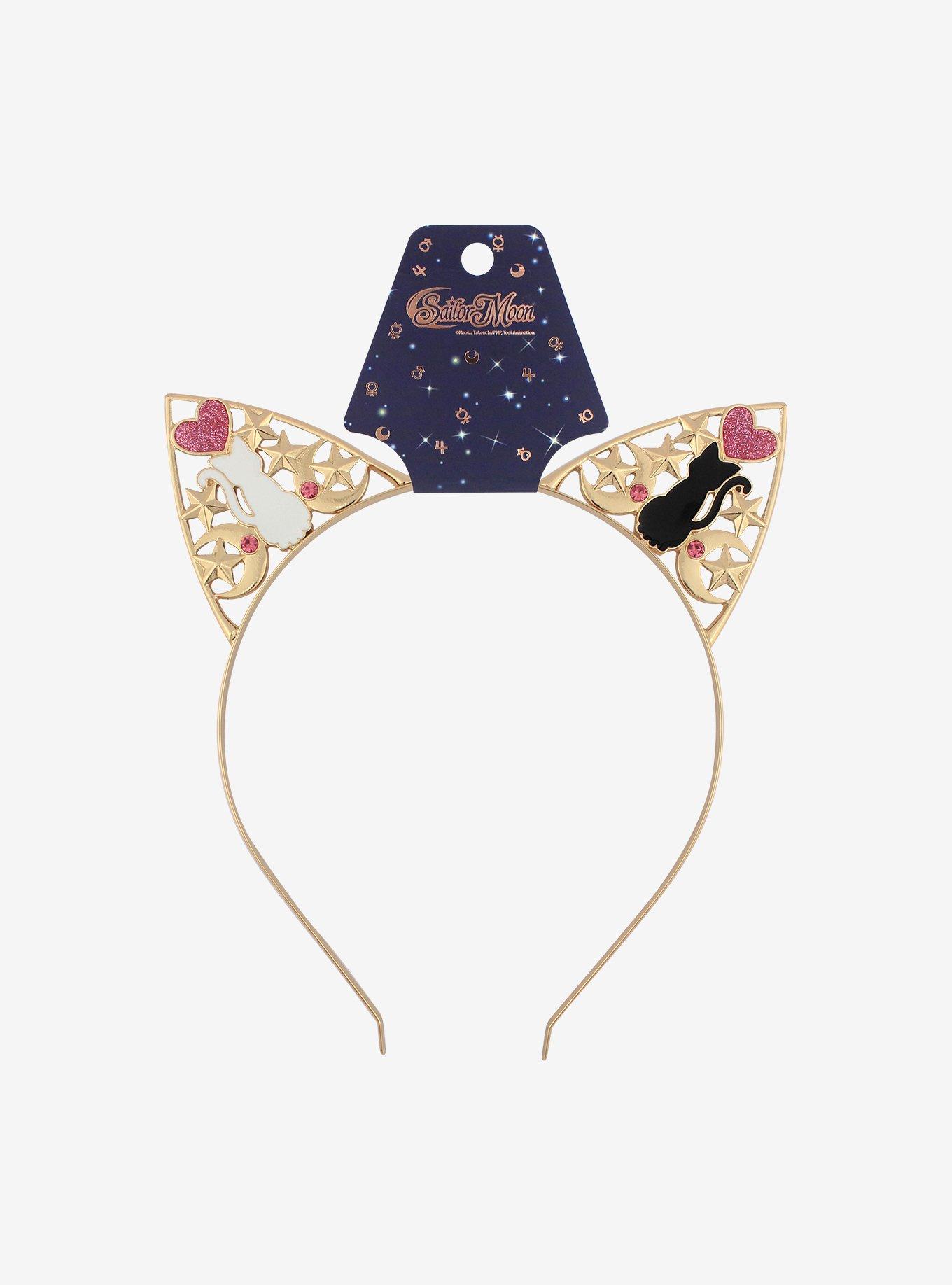 Sailor Moon Luna & Artemis Cat Ear Headband, , hi-res