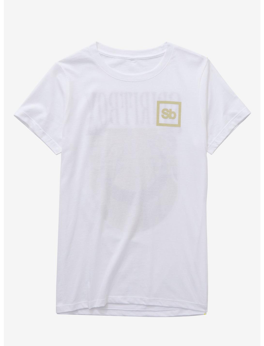 Spiritbox Crescent Moon Girls T-Shirt, BRIGHT WHITE, hi-res
