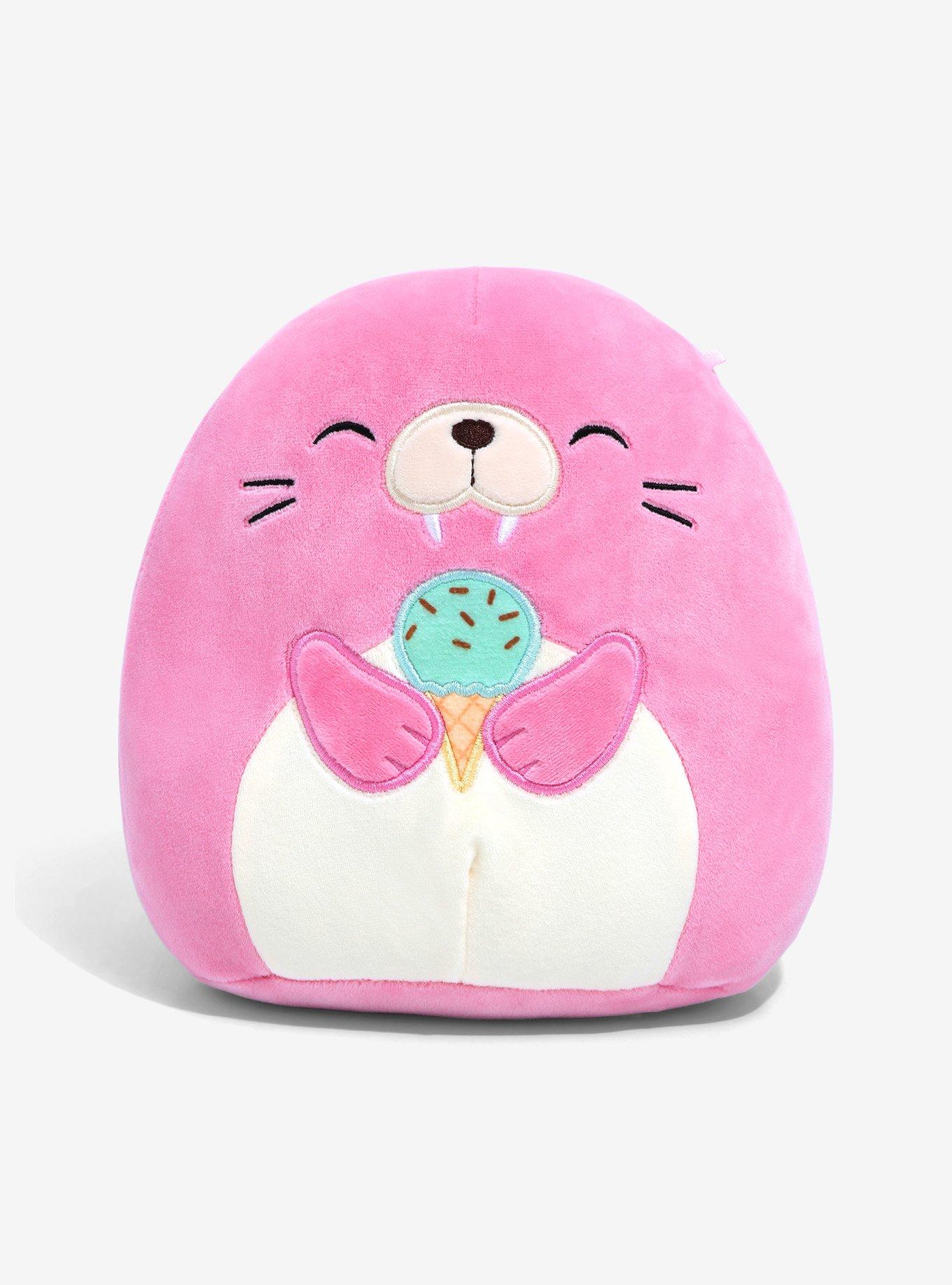 Squishmallows Ova the Pink Walrus with Ice Cream 8 Inch Plush - BoxLunch Exclusive, , hi-res