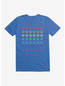 iCreate Pride Flag Cannabis Pattern T-Shirt, , hi-res