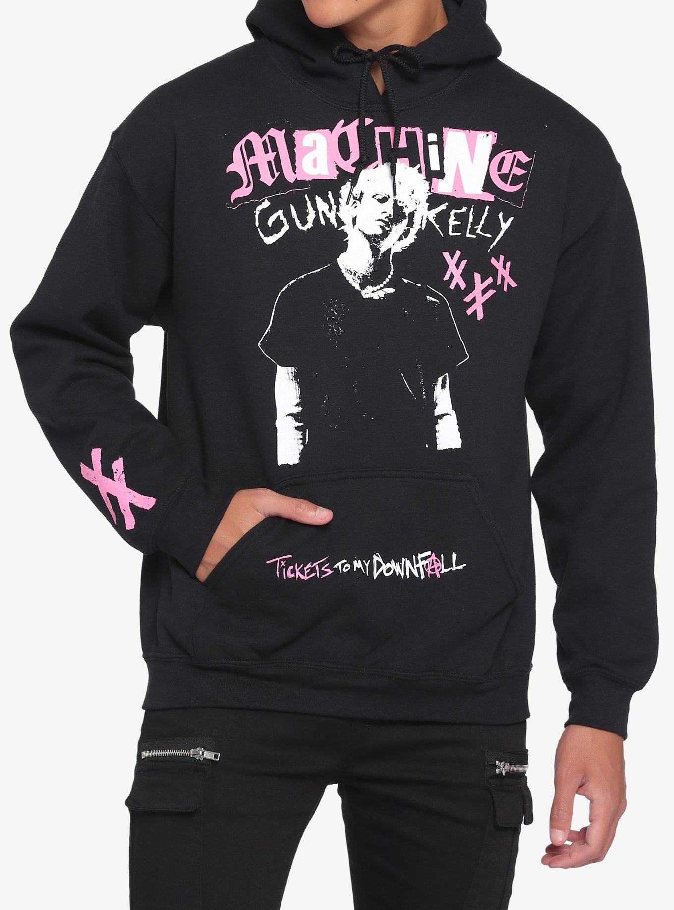 Machine Gun Kelly Tickets To My Downfall Hoodie, BLACK, hi-res