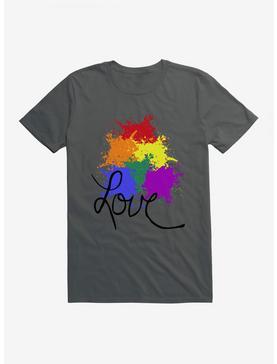 iCreate Pride Rainbow Love Splatter T-Shirt, , hi-res