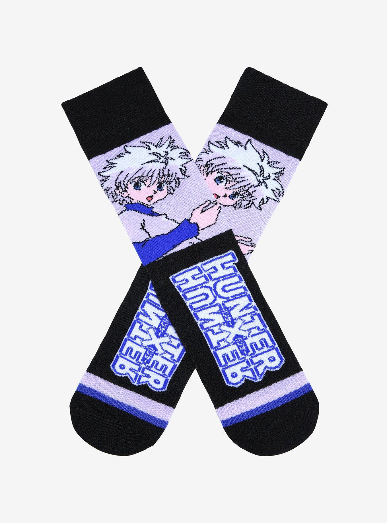 Hunter x Hunter Killua Character Panel Crew Socks, , hi-res