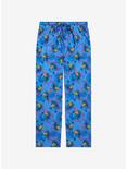 Disney Lilo & Stitch Stitch & Pineapples Tropical Sleep Pants - BoxLunch Exclusive, BLUE, hi-res