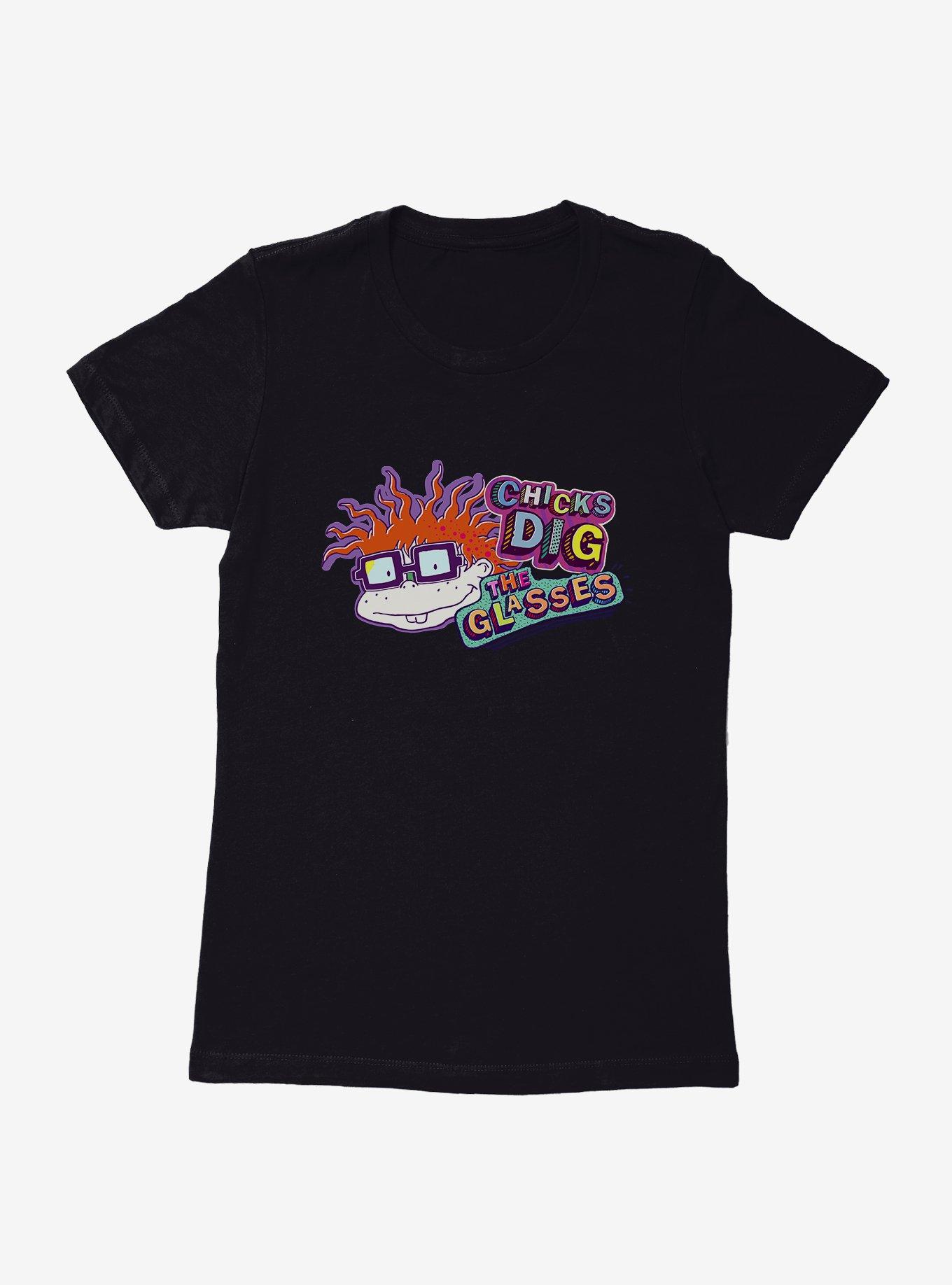 Rugrats Chuckie Chicks Dig Glasses Womens T-Shirt, , hi-res