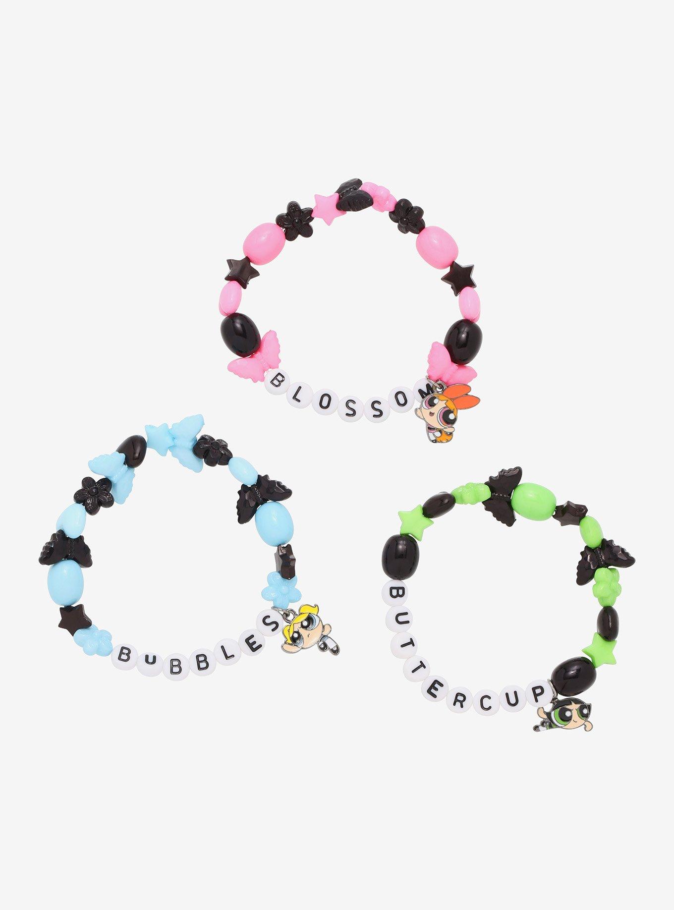 The Powerpuff Girls Beaded Best Friend Bracelet Set Hot Topic