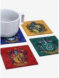 Harry Potter Hogwarts Houses Glass Coaster Set, , hi-res