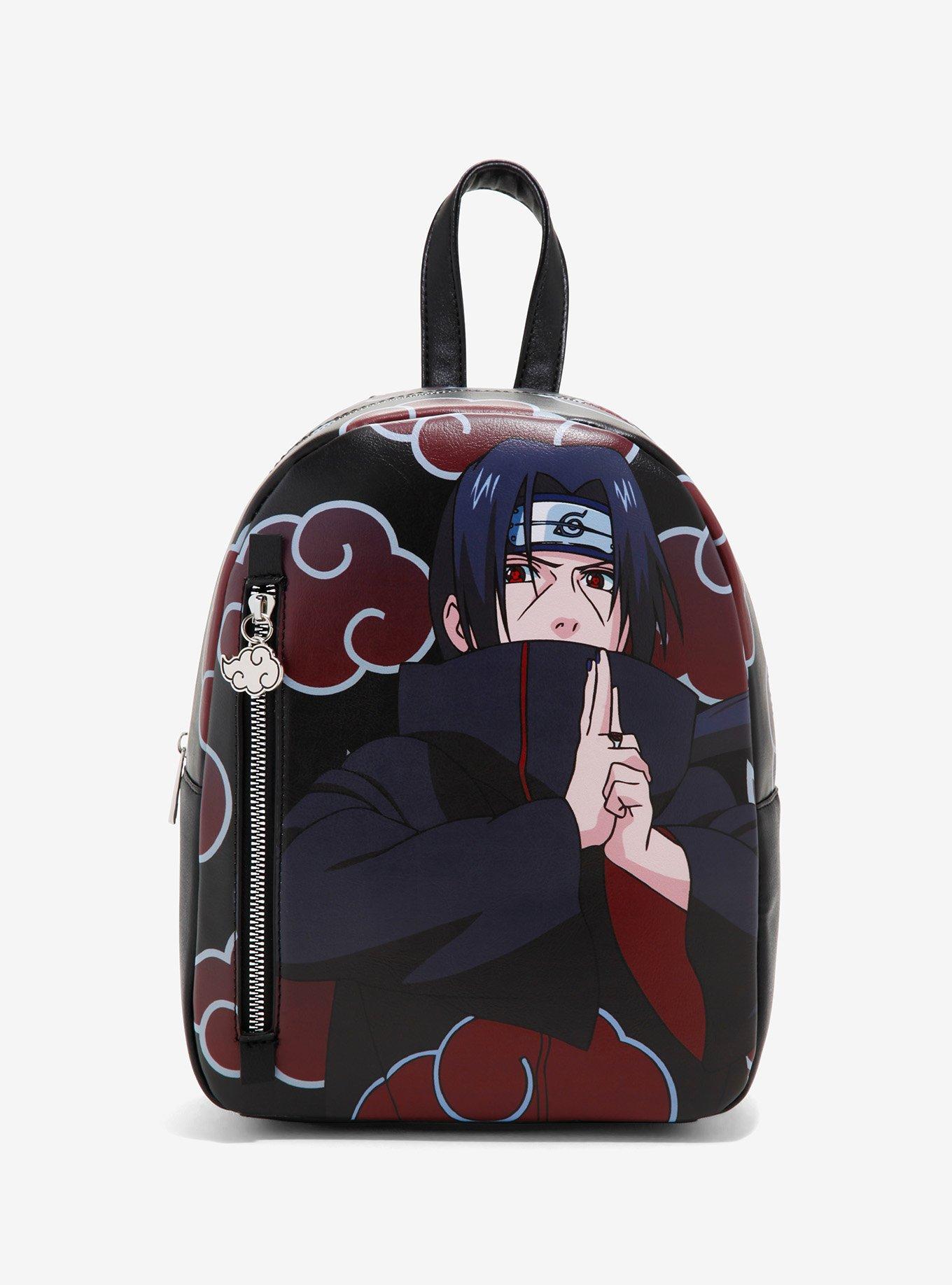 DraggmePartty Anime Uzumaki Akatsuki Itachi Backpack for Naruto