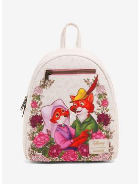 Loungefly Disney Robin Hood & Maid Marian Floral Mini Backpack, , hi-res