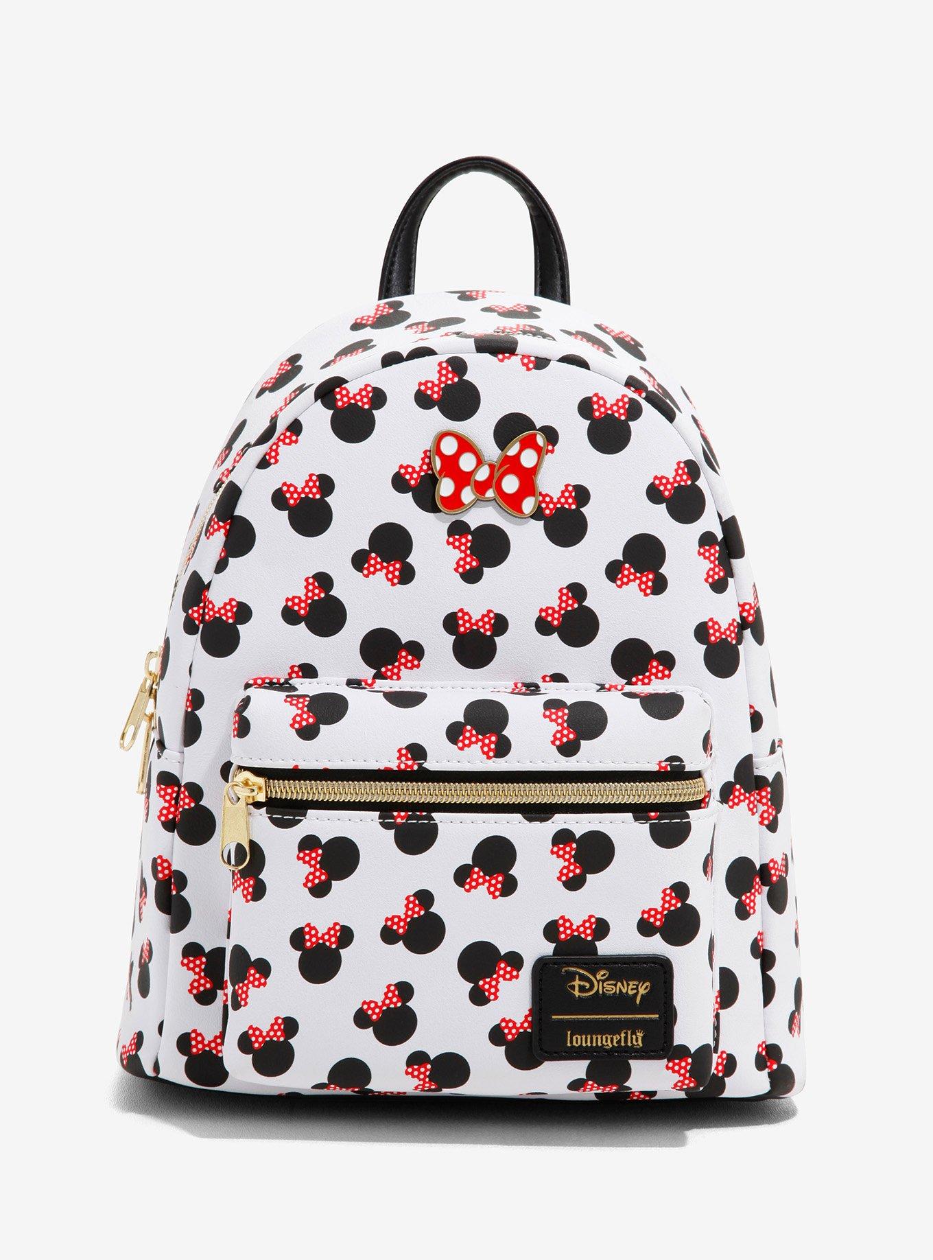 Loungefly Disney Minnie Mouse Heads Mini Backpack Hot Topic