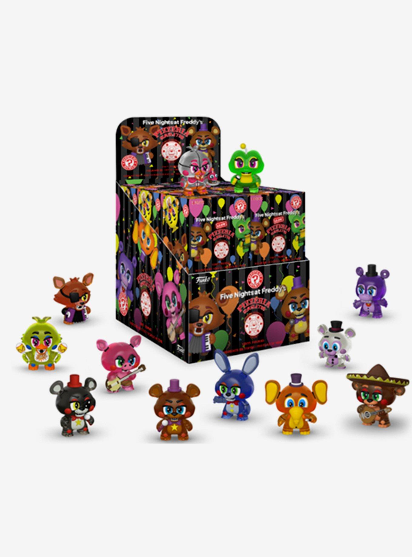 Five Nights At Freddy's Plush & Surprise Egg & 3 FNAF Blind Bag Box 