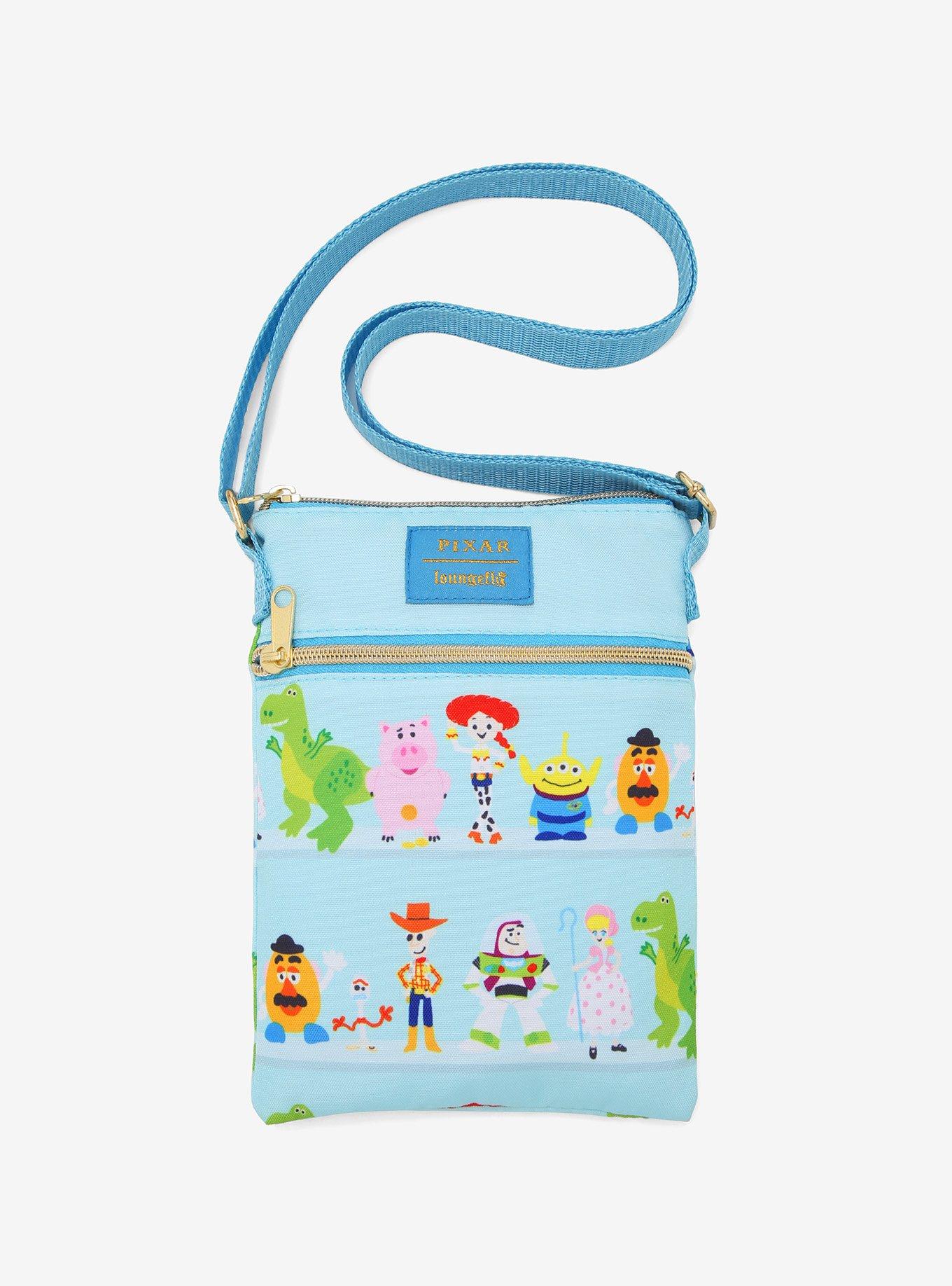 Loungefly Disney Pixar Toy Story Shelfie Passport Crossbody Bag Hot Topic