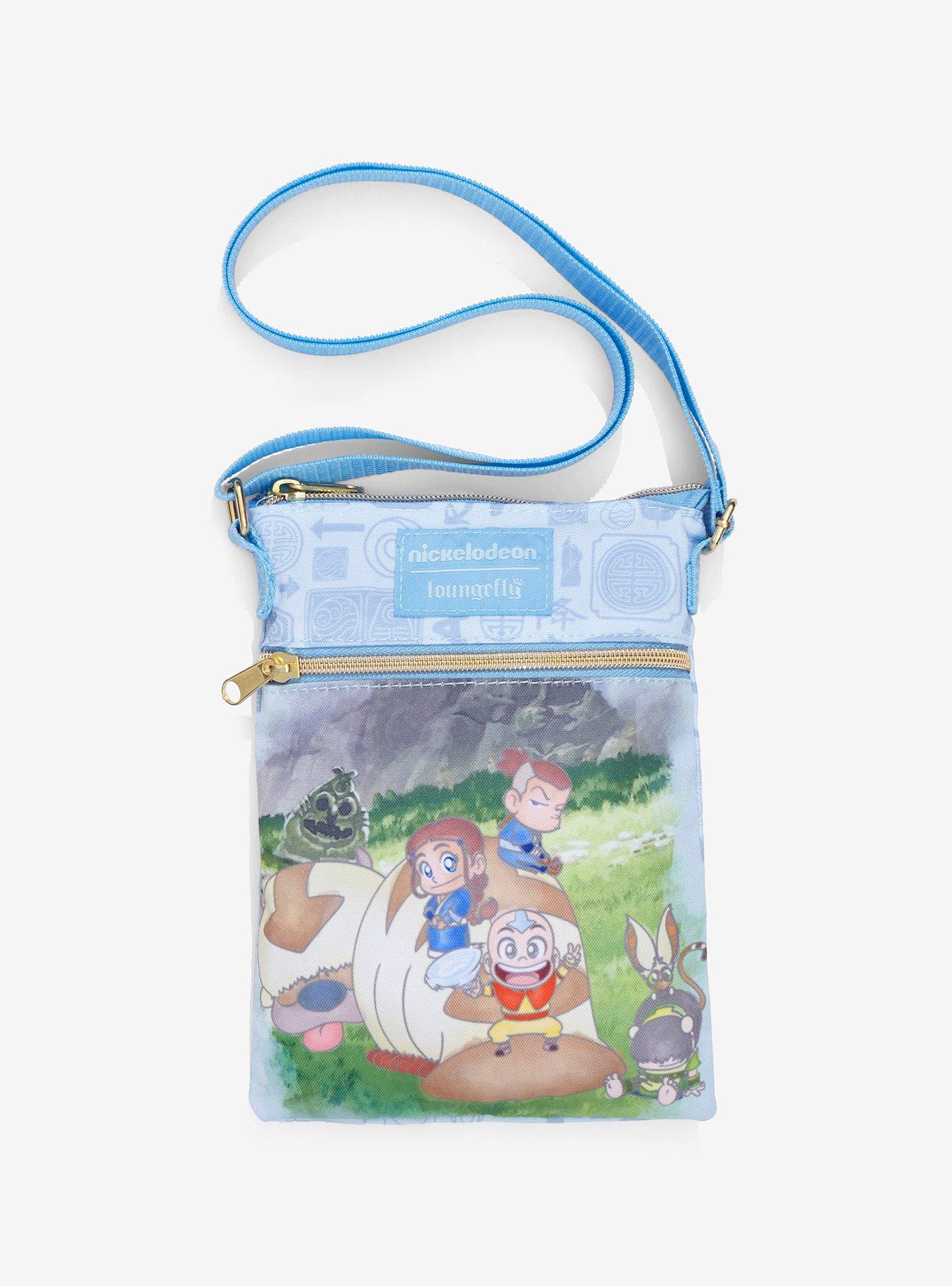 Loungefly Avatar: The Last Airbender Chibi Group Passport Crossbody Bag, , hi-res