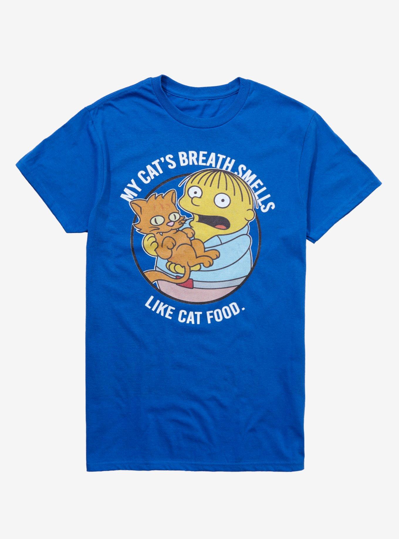 My Cat's Breathe Smells Like Cat Food Kids T-Shirt 