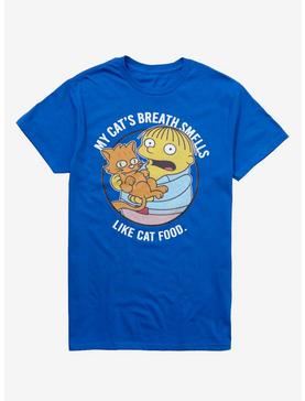 The Simpsons Ralph Cat Breath T-Shirt, ROYAL, hi-res