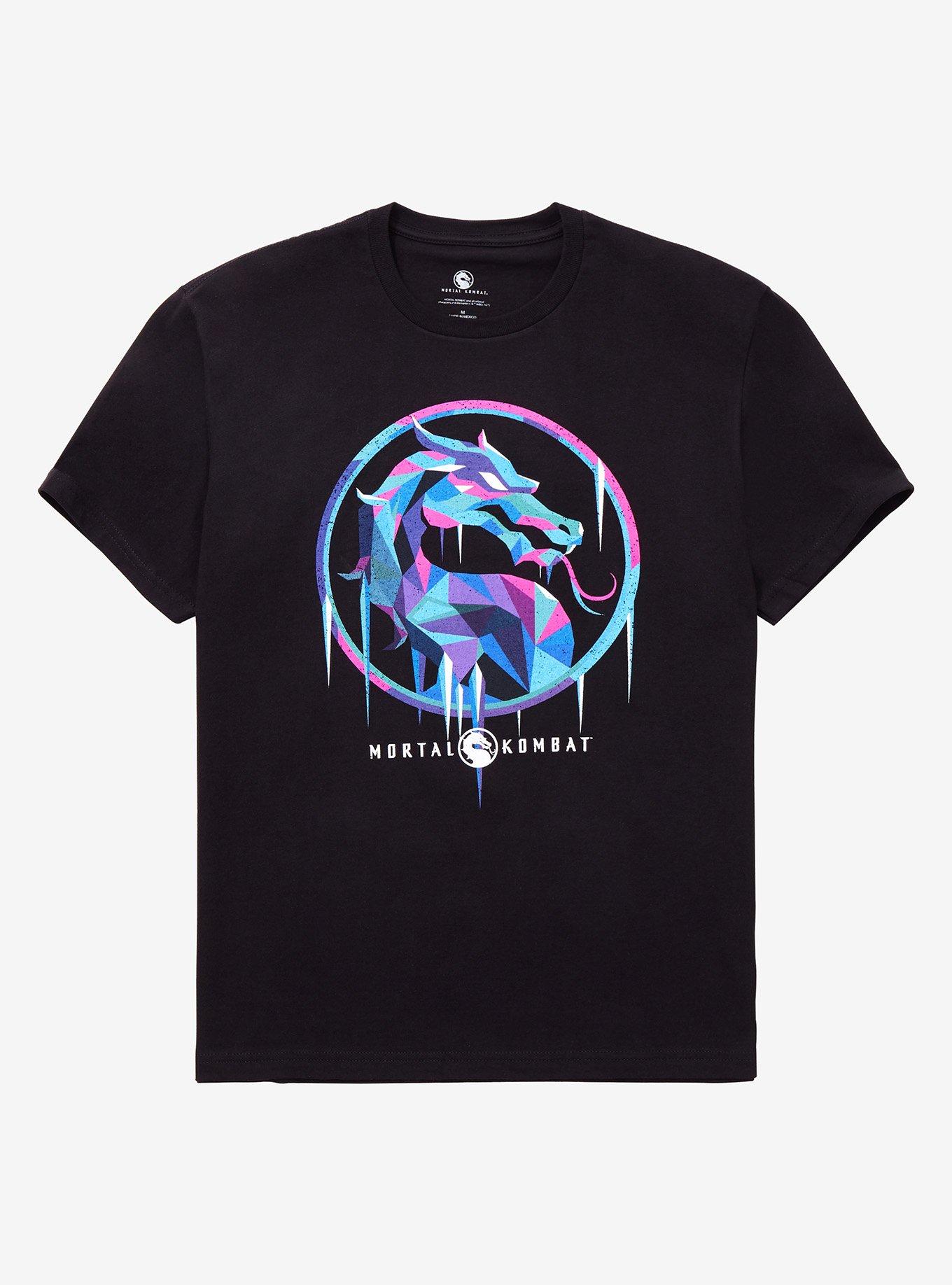 Mortal Kombat Sub-Zero Logo T-Shirt, BLACK, hi-res