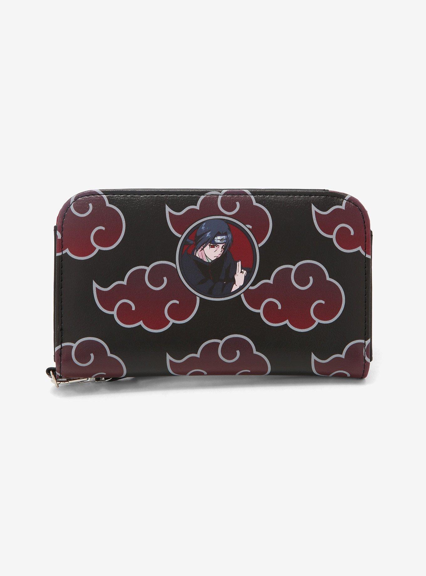 Naruto Shippuden Itachi Akatsuki Clouds Tech Wallet, , hi-res