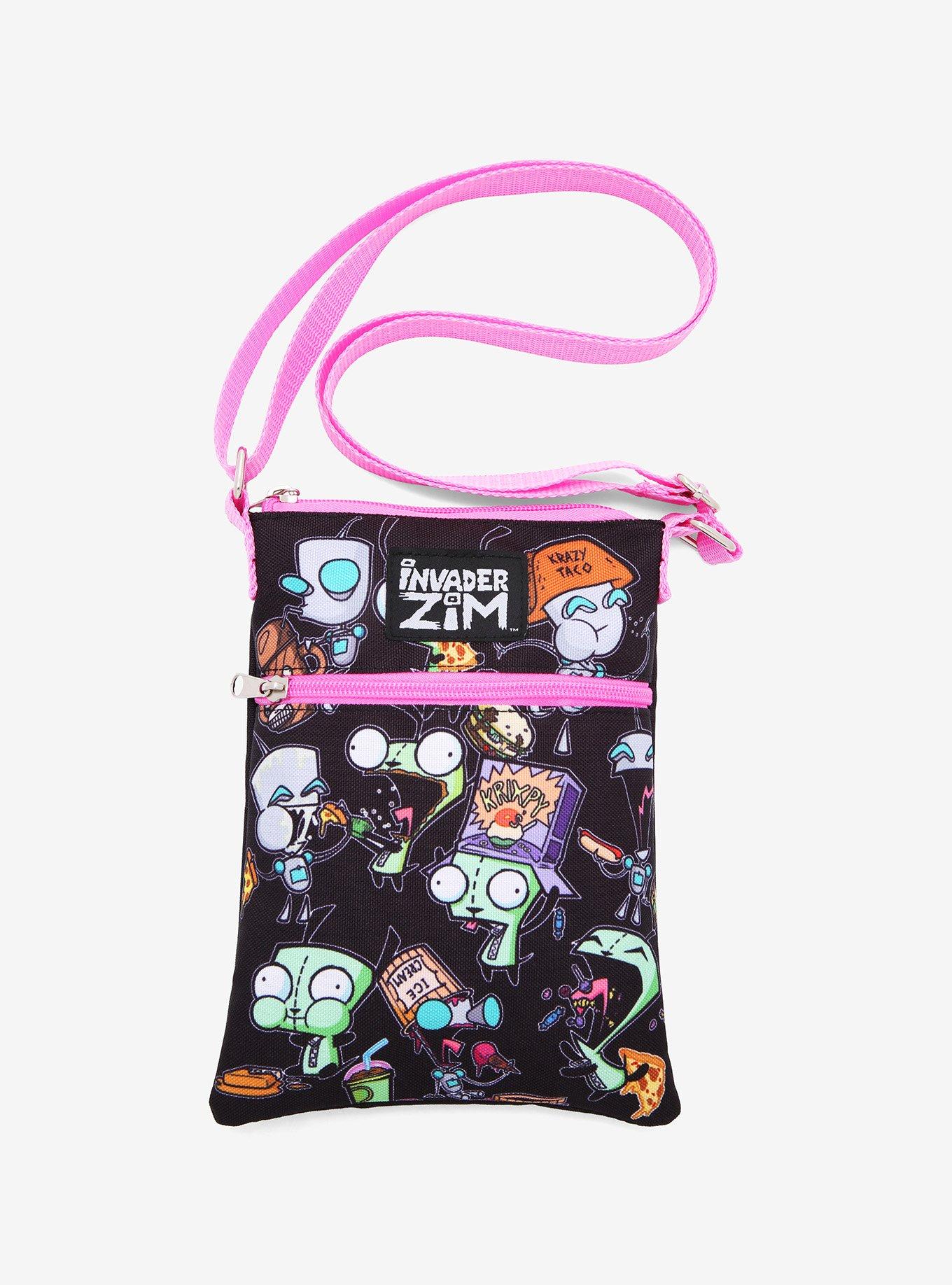 Invader Zim GIR Snacks Passport Crossbody Bag, , hi-res