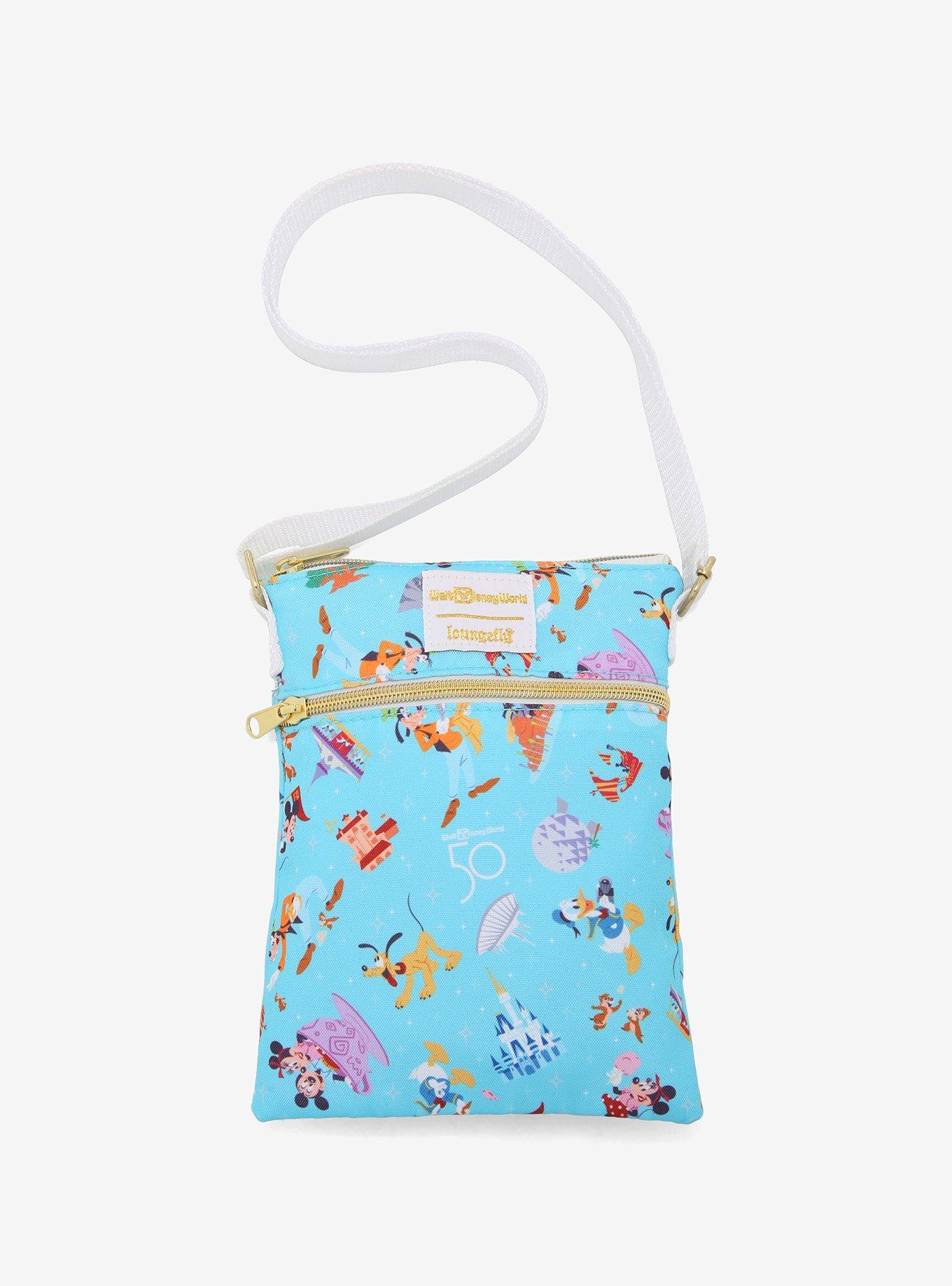 Loungefly Walt Disney World 50th Anniversary Passport Crossbody Bag, , hi-res