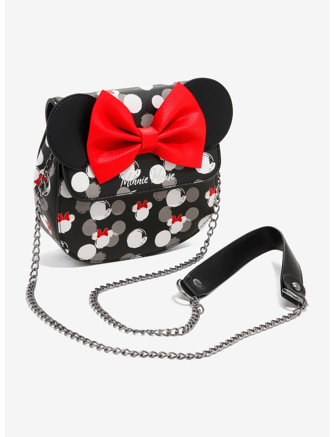 Loungefly Disney Minnie Mouse Polka Dots Crossbody Bag, , hi-res