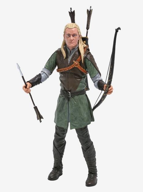 Diamond Select Toys The Lord of the Rings Deluxe Action Figure Legolas ...