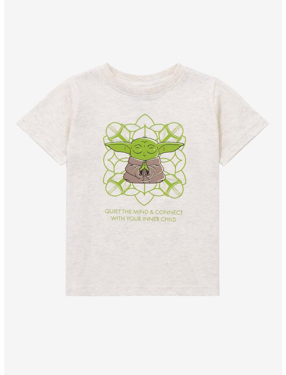 Star Wars The Mandalorian The Child Meditation Toddler T-Shirt - BoxLunch Exclusive, NATURAL, hi-res