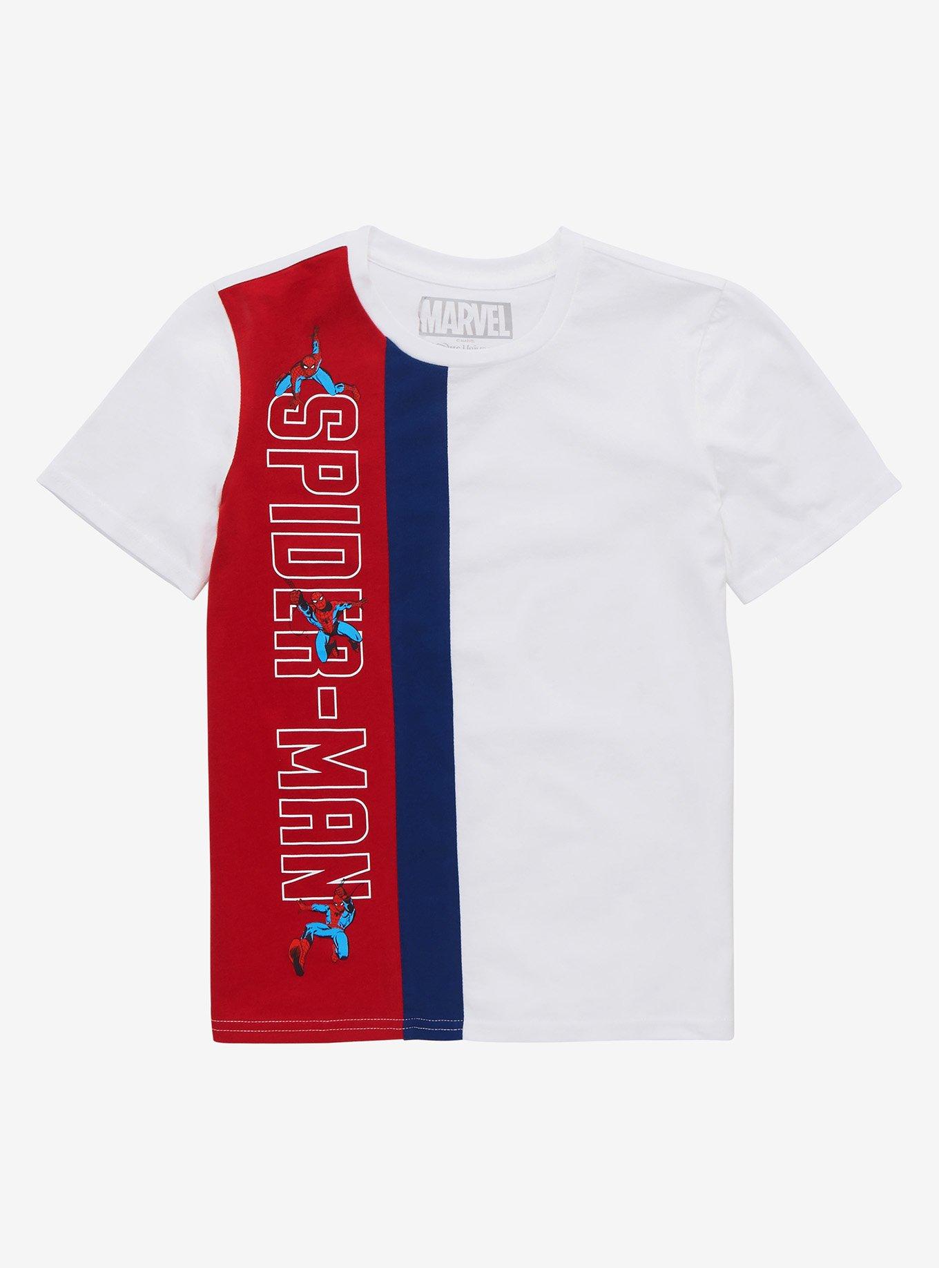 Marvel Spider-Man Color Block Youth T-Shirt - BoxLunch Exclusive | BoxLunch