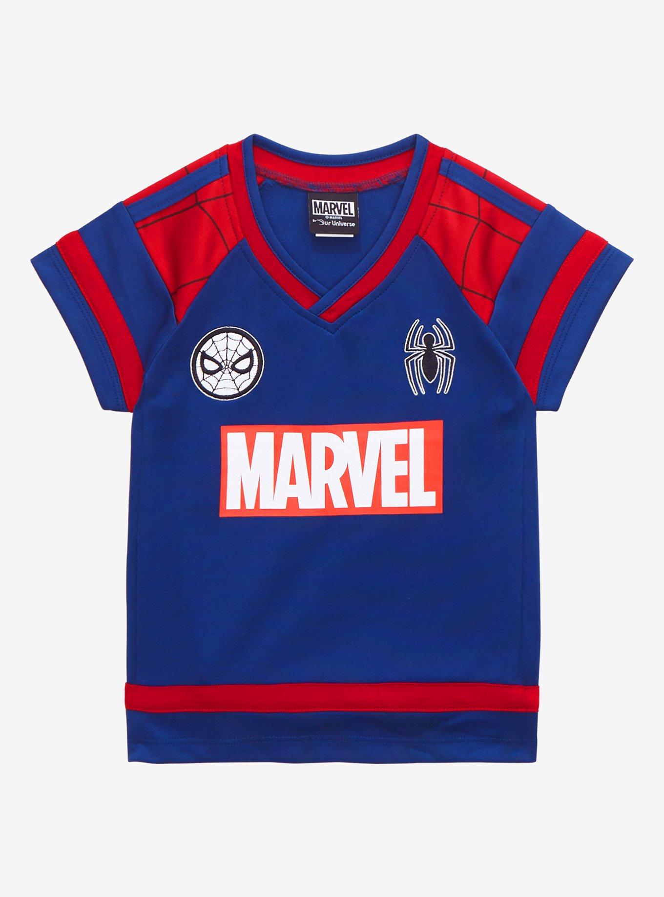 Our Universe Marvel Spider-Man Peter Parker Toddler Jersey - BoxLunch ...
