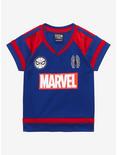 Our Universe Marvel Spider-Man Peter Parker Toddler Jersey - BoxLunch Exclusive, BLUE, hi-res
