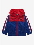 Our Universe Marvel Spider-Man Spider-Suit Toddler Hoodie - BoxLunch Exclusive, BLUE, hi-res