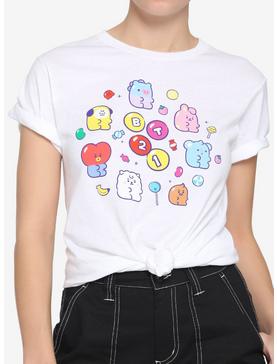 BT21 Jelly Candy Character Boyfriend Fit Girls T-Shirt, , hi-res