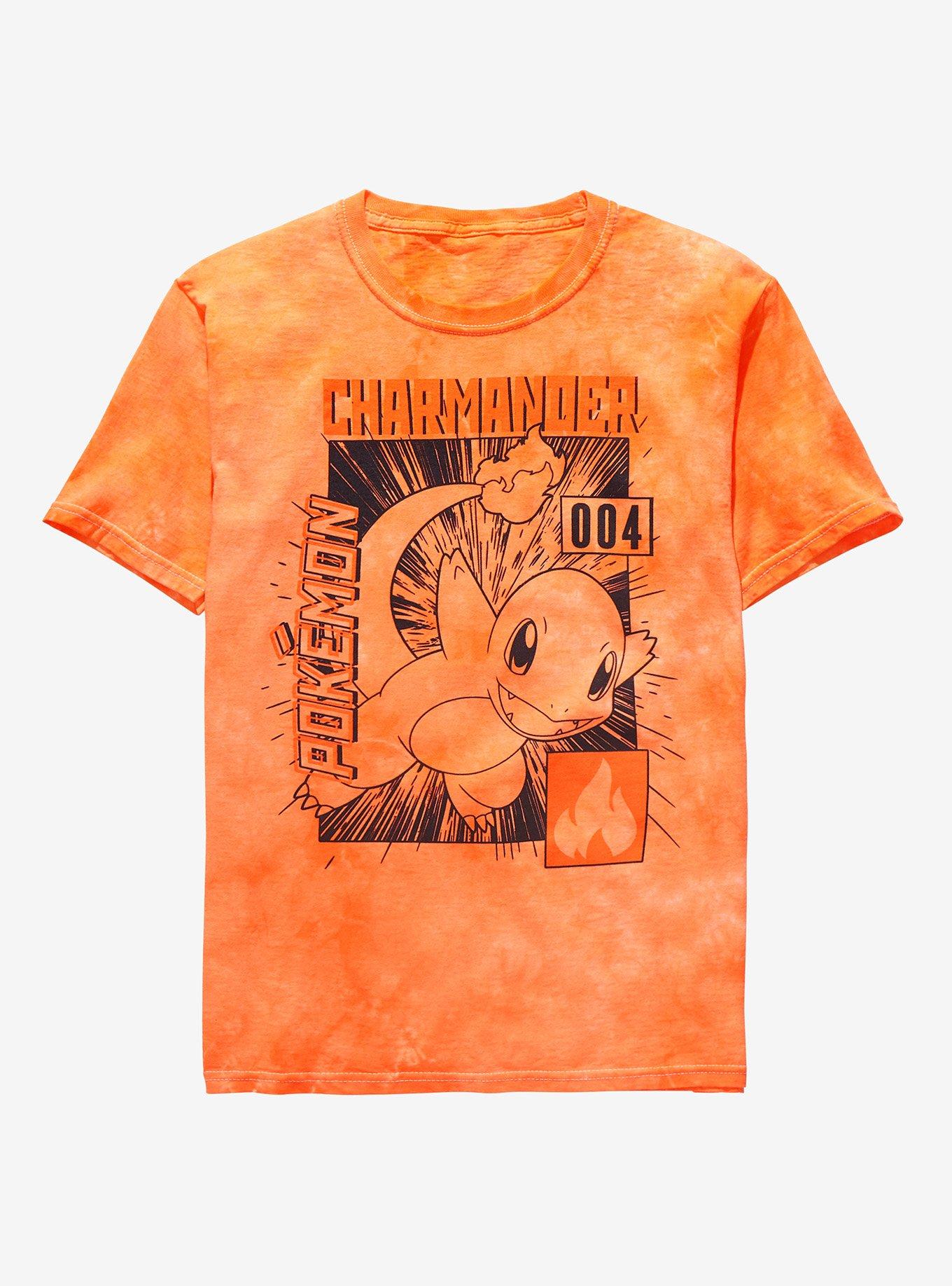 Pok&eacute;mon Charmander Youth Tie-Dye T-Shirt - BoxLunch Exclusive, TIE DYE, hi-res
