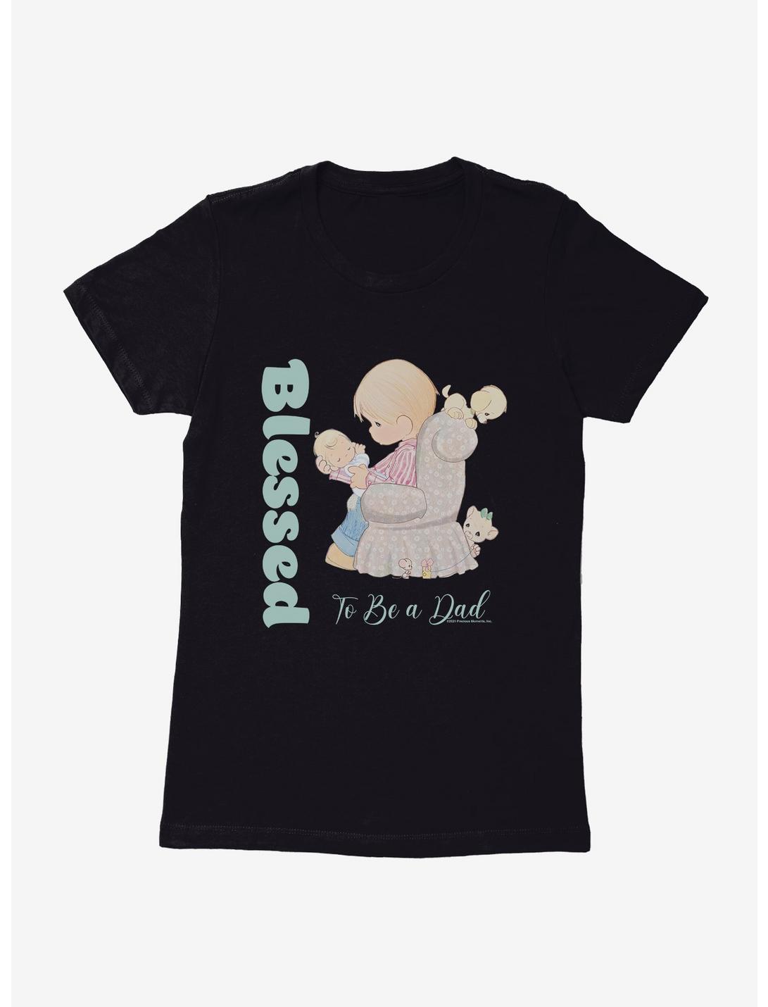 Precious Moments Blessed To Be A Dad Womens T-Shirt, BLACK, hi-res