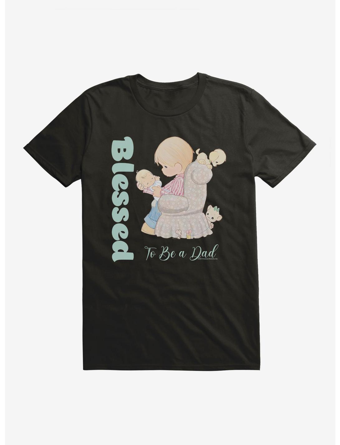 Precious Moments Blessed To Be A Dad T-Shirt, BLACK, hi-res