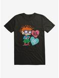Rugrats Chuckie Hug Me T-Shirt, BLACK, hi-res